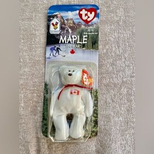 Maple ty beanie bear by McDonald's one size